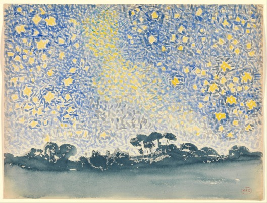 Landscape with Stars by Henri-Edmond Cross