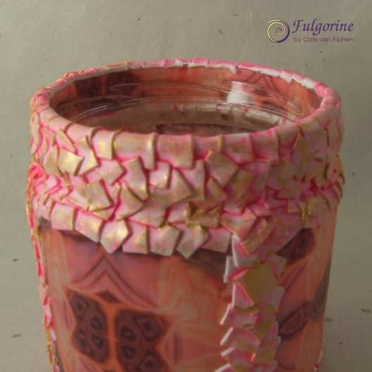 Candle jar by Cate van Alphen